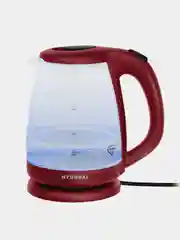Чайник Hyundai HYK-G1002, бордовый, 1.7 л, 2200 Вт