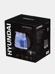 Чайник Hyundai HYK-G1002, бордовый, 1.7 л, 2200 Вт