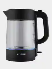 Чайник Hyundai HYK-G7707, 1.7л, 2200Вт, графит