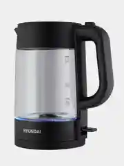 Чайник Hyundai HYK-G7707, 1.7л, 2200Вт, графит
