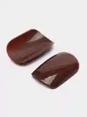 Шоколадный накладные ногти с дизайном, 24 штуки, с клеем для ногтей