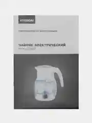 Чайник электрический Hyundai HYK-G3802, корпус из стекла, 1.7 л, 2200 Вт
