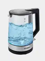 Чайник электрический Hyundai HYK-G8808, корпус из стекла, 1.7 л, 2200 Вт