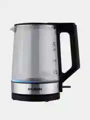 Чайник электрический Hyundai HYK-G8808, корпус из стекла, 1.7 л, 2200 Вт