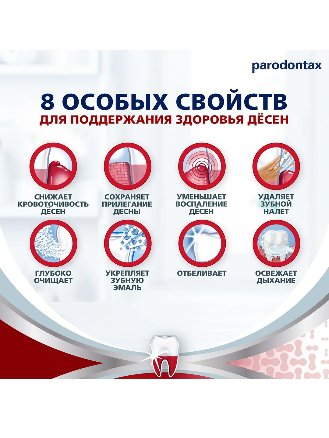 Зубная паста parodontax Комплексная Защита Отбеливающая с фтором, 75 мл, 2 шт