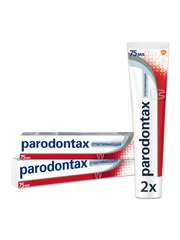 Зубная паста parodontax Отбеливающая от воспаления и кровоточивости десен, 75 мл, 2 шт