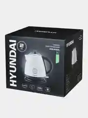 Чайник Hyundai HYK-S4502, 1.7л, 2200Вт, жемчужный/черный