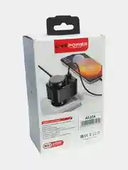 Черный розетка сетевая LP HS1 с 3 USB, мощностью 30W
