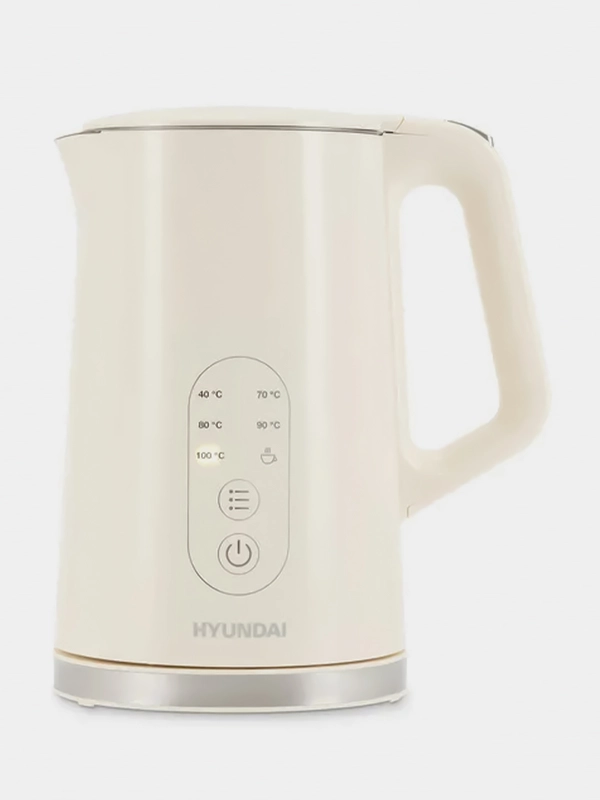 Чайник Hyundai HYK-S3605, кремовый, 1.7 л, 2200 Вт