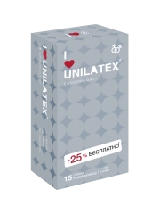 Презервативы UNILATEX Dotted, 12 штук + 3 штуки в подарок