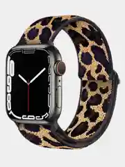 Оранжевый нейлоновый ремешок для Apple Watch плетеный серия 1, 2, 3, 4, 5, 6, 7, 8, SE