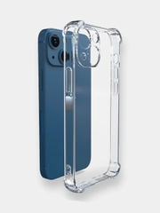 Чехол для iPhone (Айфон) 11, 13, 14, 15, 16, Pro Max, Про Макс, противоударный, прозрачный