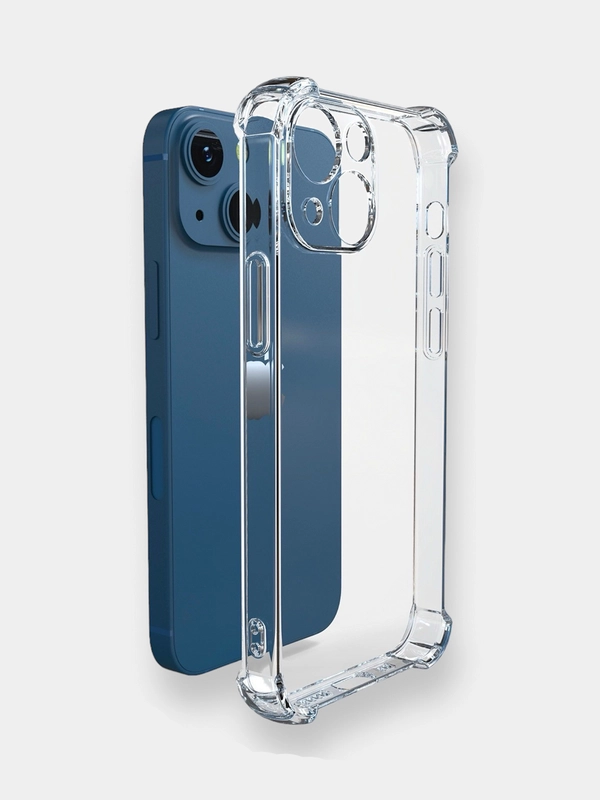 Чехол для iPhone (Айфон) 11, 13, 14, 15, 16, Pro Max, Про Макс, противоударный, прозрачный