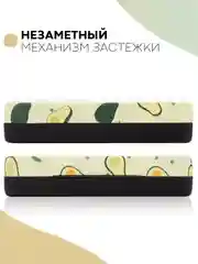 Светло-жёлтый футляр чехол для очков КАРТОФАН, очечник с твёрдым корпусом и мягкой замшевой подкладкой