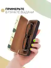 Светло-жёлтый футляр чехол для очков КАРТОФАН, очечник с твёрдым корпусом и мягкой замшевой подкладкой