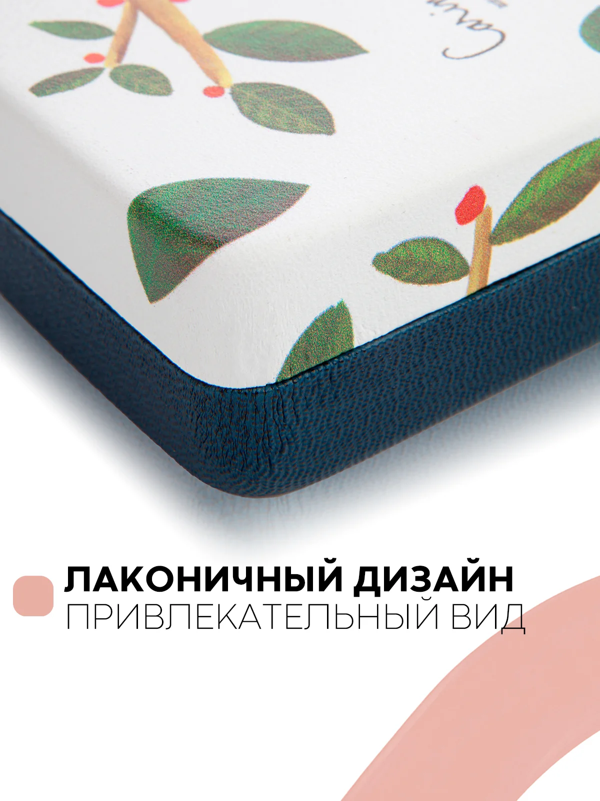 Лесной зеленый футляр чехол для очков КАРТОФАН, очечник с твёрдым корпусом и мягкой замшевой подкладкой