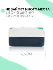 Зеленый футляр чехол для очков КАРТОФАН, очечник с твёрдым корпусом и мягкой замшевой подкладкой