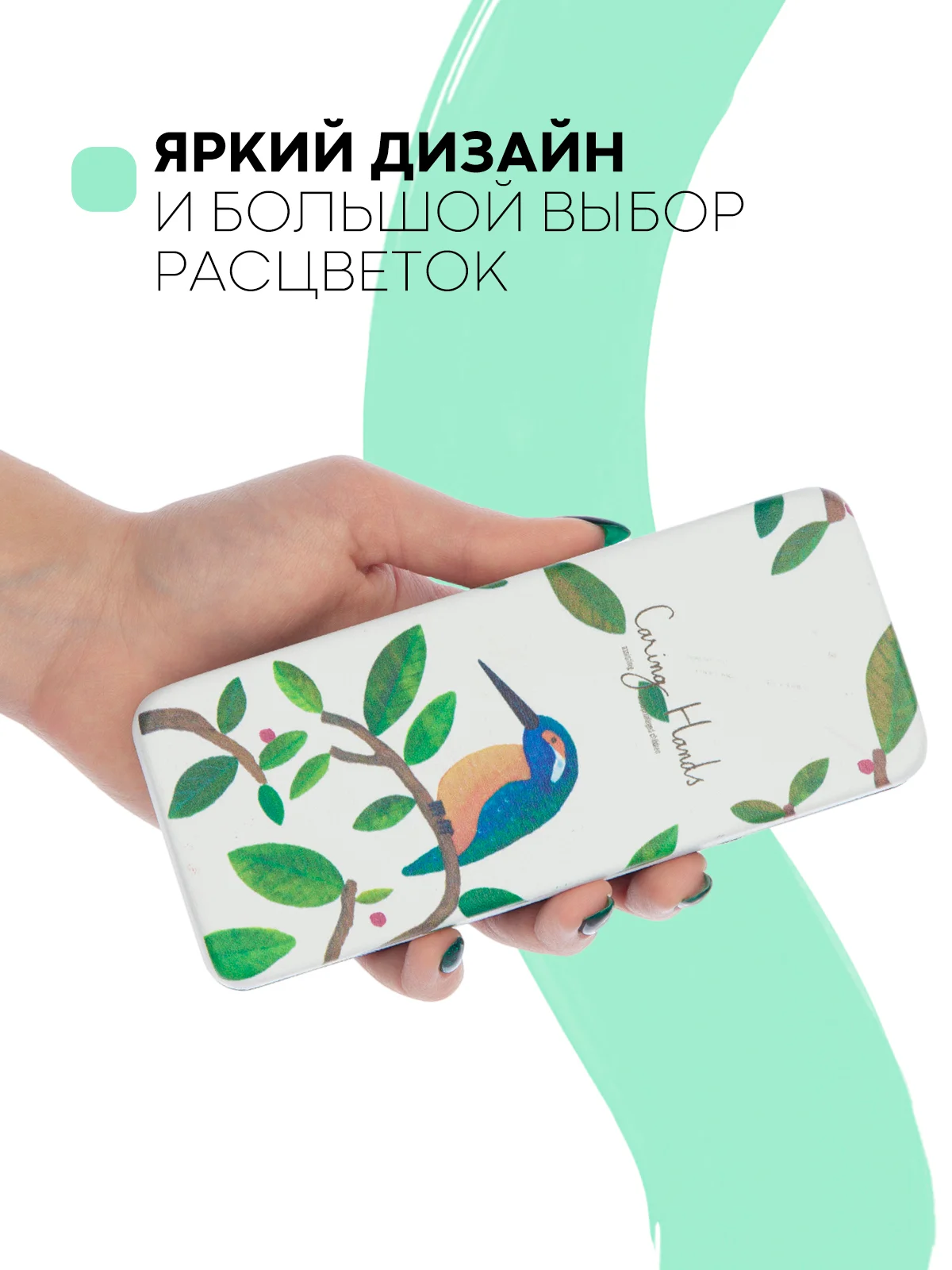 Зеленый футляр чехол для очков КАРТОФАН, очечник с твёрдым корпусом и мягкой замшевой подкладкой