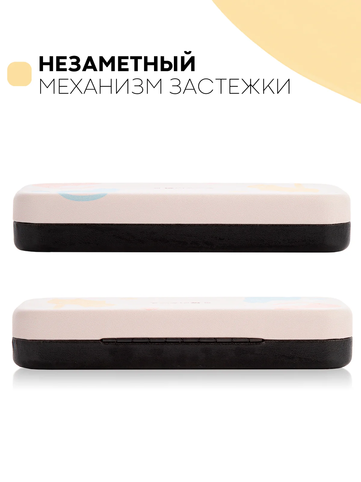 Розовый футляр чехол для очков КАРТОФАН, очечник с твёрдым корпусом и мягкой замшевой подкладкой