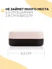 Розовый футляр чехол для очков КАРТОФАН, очечник с твёрдым корпусом и мягкой замшевой подкладкой