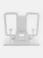 Белый подставка для книг пластиковая ErichKrause Base, Classic