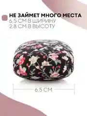 Тёмно-розовый футляр чехол для очков КАРТОФАН, очечник с твёрдым корпусом и мягкой замшевой подкладкой
