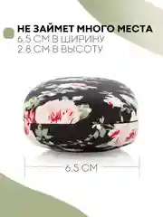 Черный футляр чехол для очков КАРТОФАН, очечник с твёрдым корпусом и мягкой замшевой подкладкой