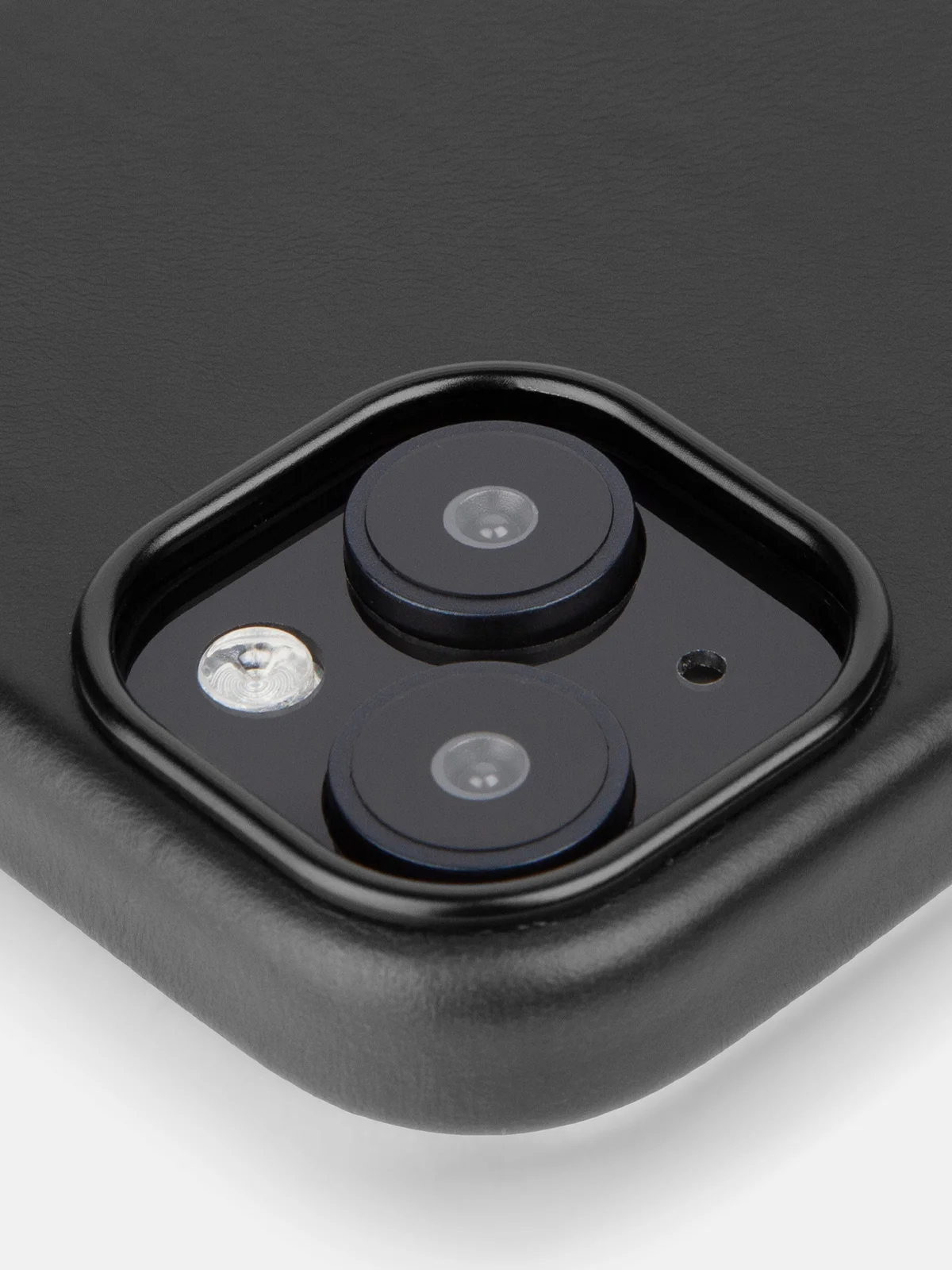 Синий чехол MagSafe для iPhone 15 Pro, Max, Plus натуральная кожа ROSCO с защитой камер магнитом