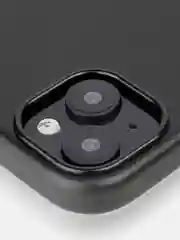 Синий чехол MagSafe для iPhone 15 Pro, Max, Plus натуральная кожа ROSCO с защитой камер магнитом