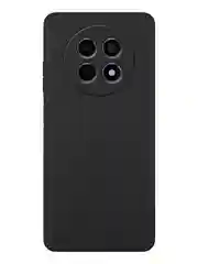 Черный чехол для Realme 12 5G, 12x 5G силиконовый BROSCORP матовый/ прозрачный с защитой камер