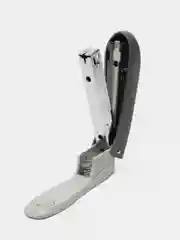 Степлер канцелярский, скобы №10 Brauberg "Original", с антистеплером, до 12 листов, серый