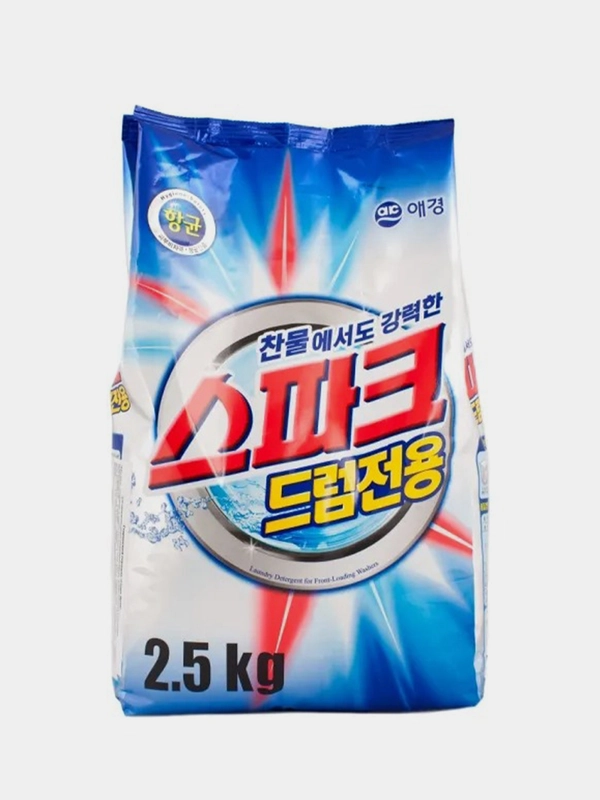 Порошок для стирки белого белья Kerasys Спарк Драм, 2,5 кг