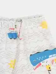 Индиго майка детская для мальчика, комплект майка и трусы,нижнее белье хлопок для малышей