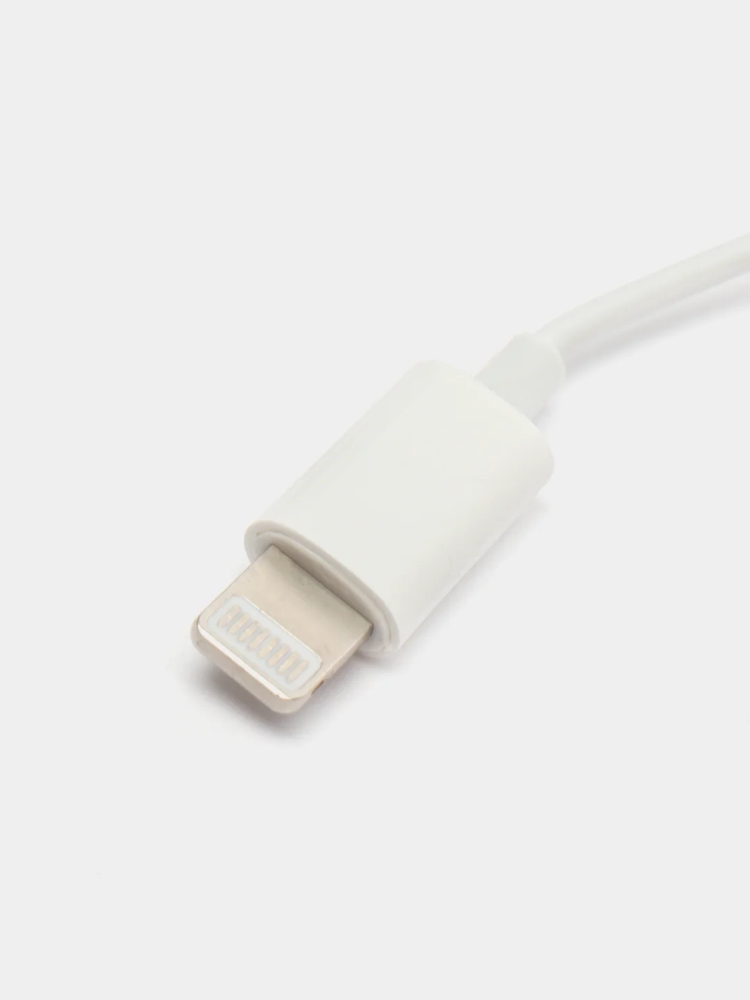 Белый наушники для iPhone 7, 8, Х, 11, 12, 13, 14, с Lightning / наушники для айфон