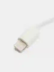 Белый наушники для iPhone 7, 8, Х, 11, 12, 13, 14, с Lightning / наушники для айфон