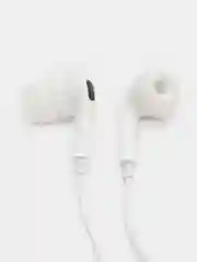 Белый наушники для iPhone 7, 8, Х, 11, 12, 13, 14, с Lightning / наушники для айфон