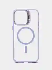 Лавандовый чехол с подставкой и защитой камер для iPhone Айфон 11, 12, 13, 14, 15, Pro, Pro Max, Plus