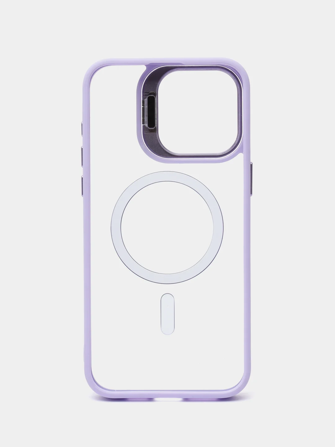 Лавандовый чехол с подставкой и защитой камер для iPhone Айфон 11, 12, 13, 14, 15, Pro, Pro Max, Plus