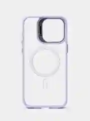 Лавандовый чехол с подставкой и защитой камер для iPhone Айфон 11, 12, 13, 14, 15, Pro, Pro Max, Plus