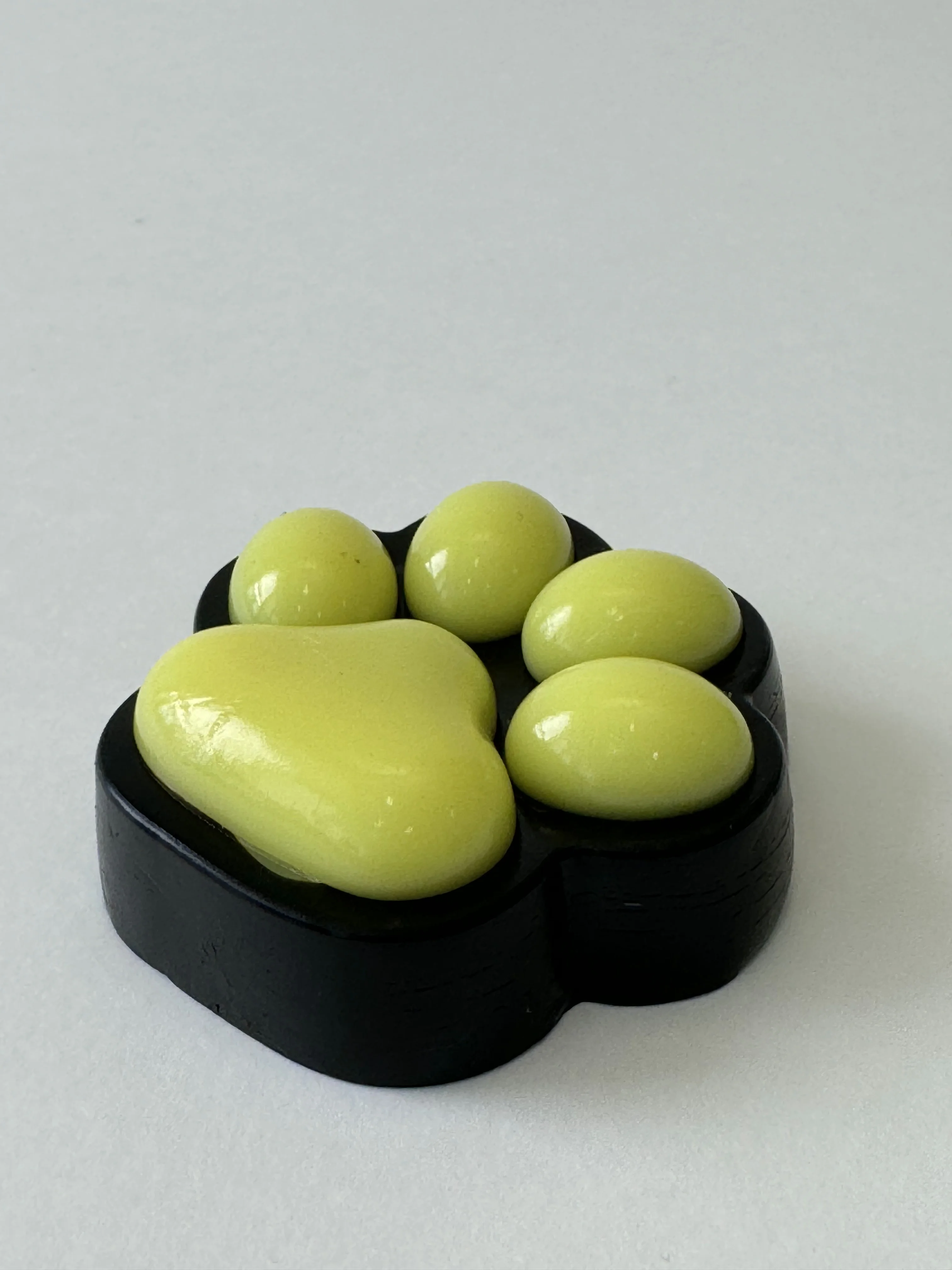 Серый кошачья лапка, лапка тигра, лапка антистресс, сквиш