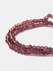 Коралловый меланж бусины граненые биконусы, 2 мм, для рукоделия, изготовления украшений