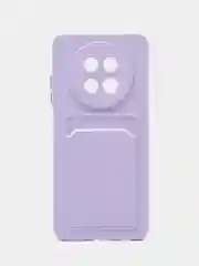 Лавандовый чехол для Realme 12 5G ( Реалми 12 5 джи), с карманом для карт