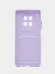 Лавандовый чехол для Realme 12 5G ( Реалми 12 5 джи), с карманом для карт