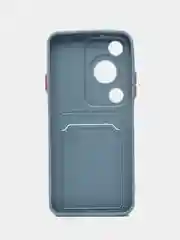 Лавандовый чехол для HUAWEI Nova Y72 (Хуавей Нова у72), с карманом для карт