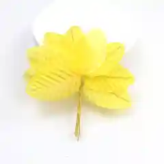 Конфетный искусственные листья тканевый на проволоке, 10 штук