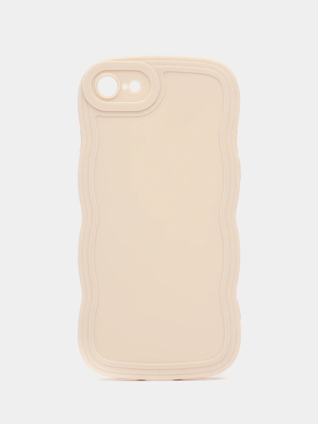 Белый чехол для iPhone 7,8,SE,XR,XS,11,12,13,14,15,Pro, Max, Plus, на айфон,бежевый, силиконовый