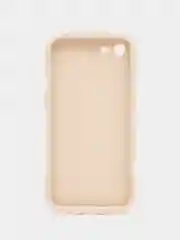 Белый чехол для iPhone 7,8,SE,XR,XS,11,12,13,14,15,Pro, Max, Plus, на айфон,бежевый, силиконовый
