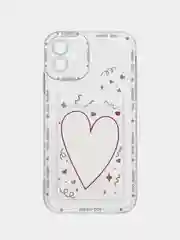 Синий чехол с карманом для карт iPhone X,Xr,11,12,13,14,15,Pro,Max,айфон,kpop,прозрачный,силикон