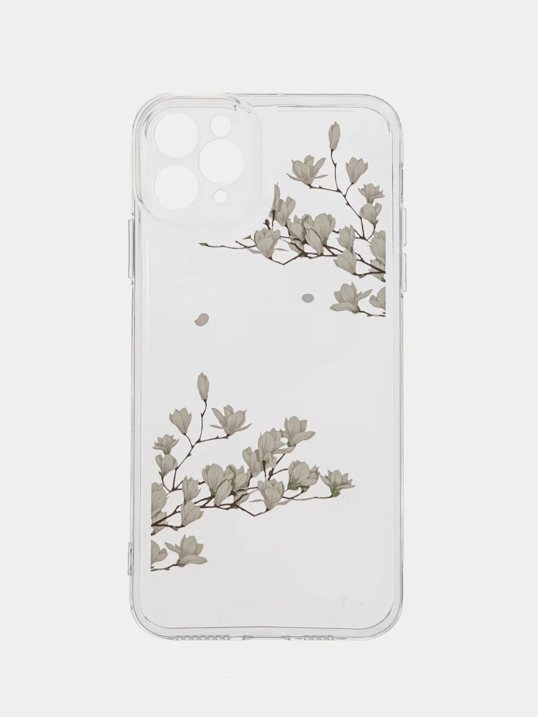 Бежевый чехол для iPhone 7,8,SE,XR,XS,11,12,13,14,15,Pro,Max,Plus, на айфон, прозрачный, с цветами