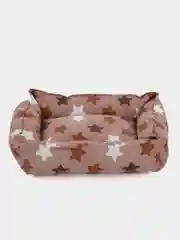 Коричневый набор для кошек и котят: лежанка, когтеточка, лоток, миска, совок, кошачья мята